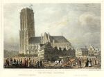 Belgium, Malines, Cathedral, 1833
