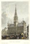 Belgium, Brussels Town Hall, 1833