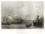 Turkey, Port Constantinople, 1840