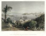 Turkey, Constantinople, from above the Palace of Beshik-Tash, 1840