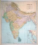 India, large map, 1867