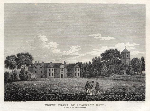 Nottinghamshire, North Front of Staunton Hall, 1812