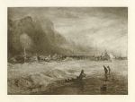 Norfolk, Yarmouth, photogravure after Turner, 1892