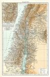 Palestine physical map, 1895