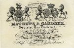 Cheltenham, Trade Advert, Matthews & Gardner Grocers, Griffiths, 1826