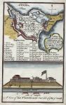 Canada, Plan of the City and Fortifications of Louisburg, about 1750
