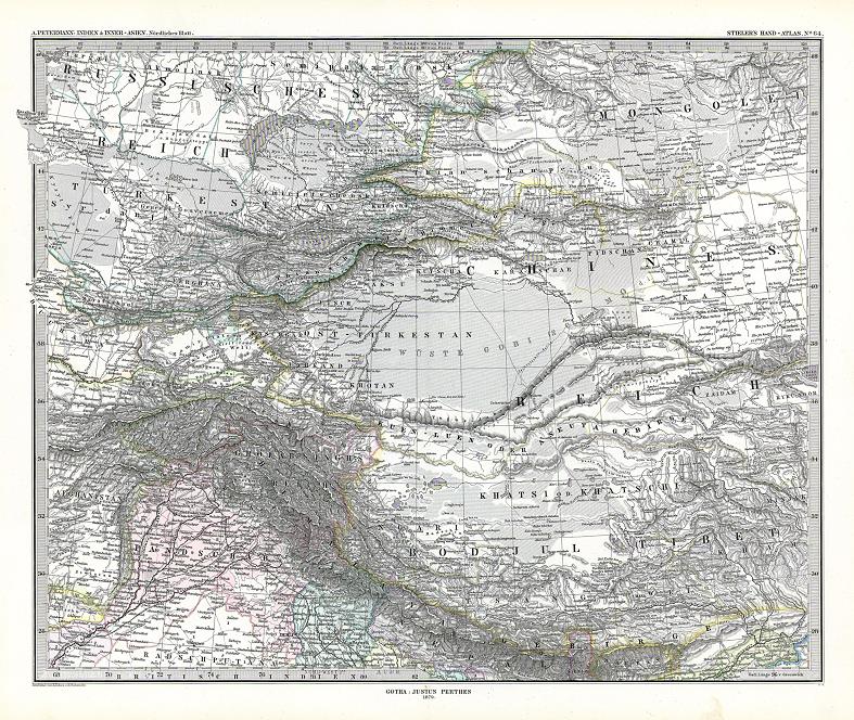 North India and Central Asia, 1879