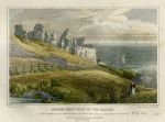 Sussex, Hastings, North West View of the Castle, 1824