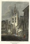 Northumberland, Newcastle street scene, 1808