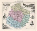 France, Sarthe, 1884