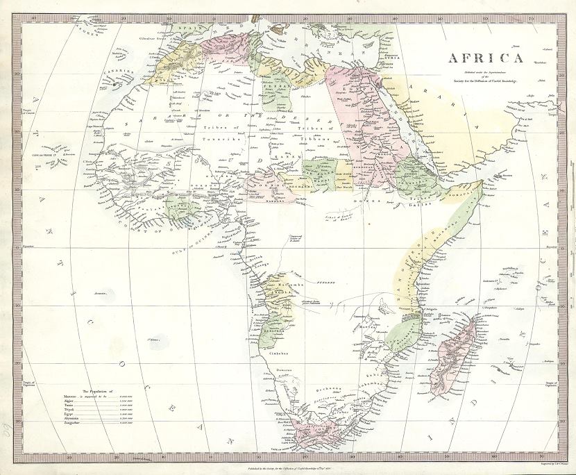 Africa, 1839