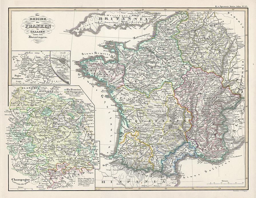 France, Merovingian (5th - 8th centiries), 1846