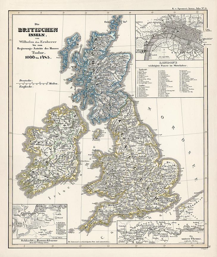 British Isles, 1066 to 1485, published 1846