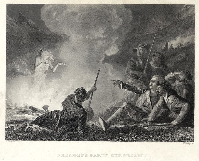 Fremont's Party Surprised (Mexican War, 1845), 1878