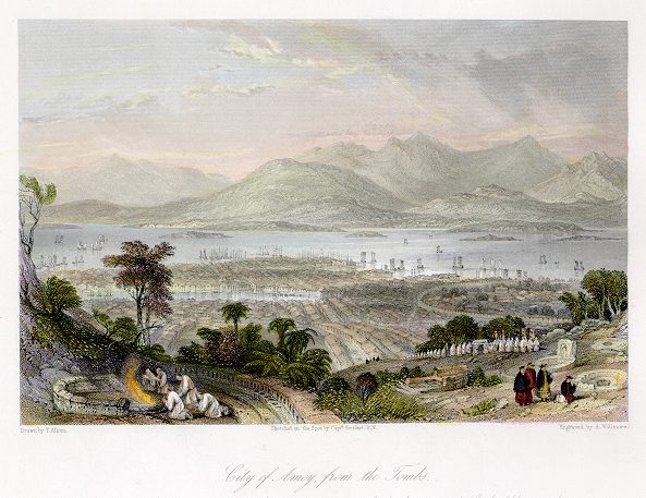 China, City of Amoy from Tombs, 1843