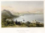 Israel, Tiberias, Baths & the City, 1840