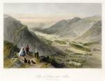Palestine, Nablus & valley of Sichem, 1840