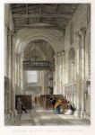 Lincolnshire, Interior of Stow Church, 1837