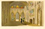Dr. Syntax at Eaton Hall in Cheshire, aquatint, 1840