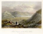 Palestine, Vale of Nablus and Mount Gerizim, 1840
