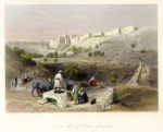 Jerusalem, Pool of Gihon, 1840
