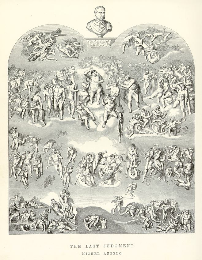 The Last Judgement, after Michelangelo, 1860