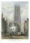 Belgium, Malines (Mechelen) Cathedral, 1872