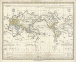 The World, Indo-German peoples, Berghaus, 1852