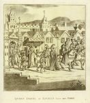 Queen Isabel of Bavaria enters Paris (about 1400), Froissart, 1806