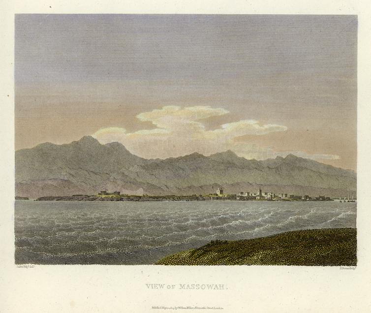 Ethiopia, View of Massowah, 1811