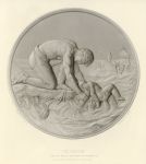 The Rescue, sculpture, 1867