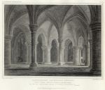 Kent, Canterbury Cathedral, Crypt under Trinity Chapel, 1830