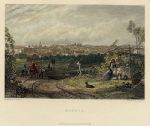 Spain, Madrid view, 1856
