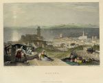 Greece, Rhodes view, 1856
