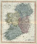 Ireland map, 1818