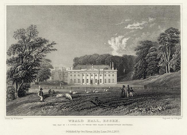 Essex, Weald Hall, 1834