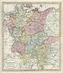 Germany map, 1818