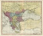 Balkans, (Turkey in Europe) map, 1818