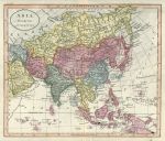 Asia map, 1818