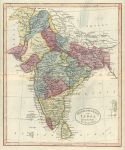 India map, 1818