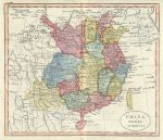 China map, 1818