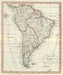 South America map, 1818