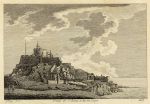Jersey, Gowray or Mont Orgueil Castle, 1786