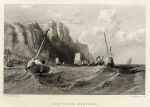 Sussex, Hastings, East Cliff, 1836