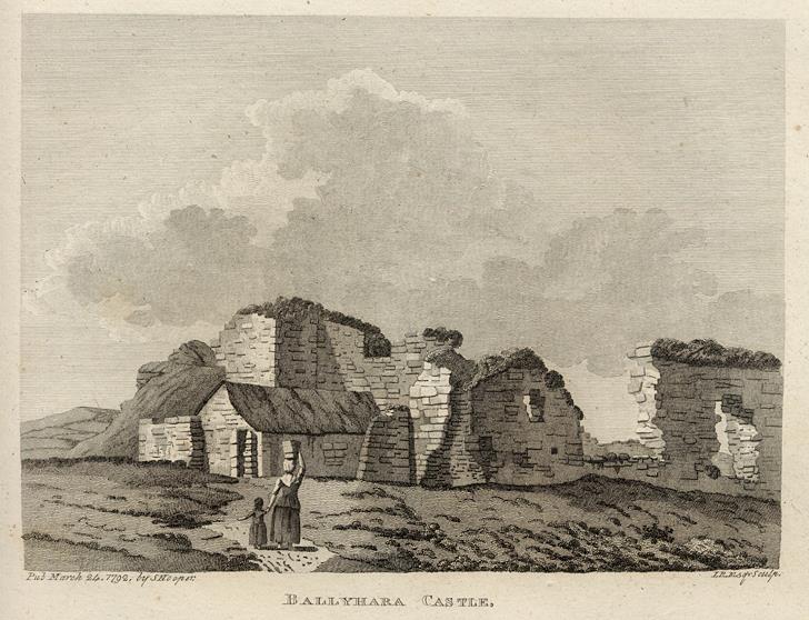 Ireland, Co.Tipperary, Ballyhara Castle, 1786