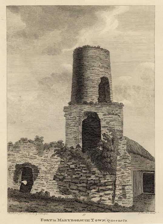 Ireland, Co.Laois, Fort in Maryborough Town, 1786