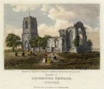 Suffolk, Covehithe Church, 1819