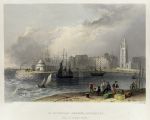 Liverpool view, St.Nicholas Church, 1842