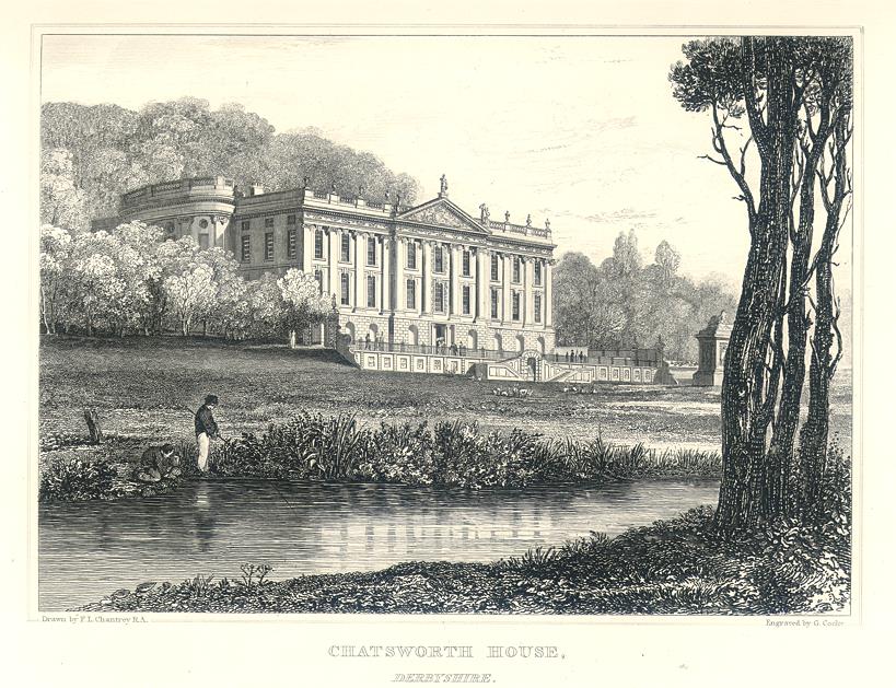 Derbyshire, Chatsworth House, 1820 / 1886