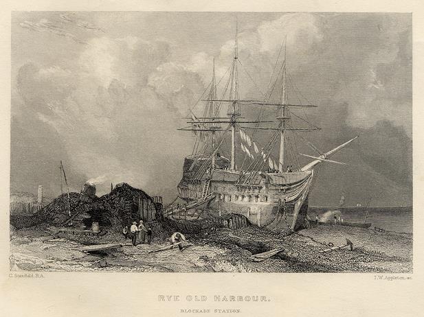 Sussex, Rye Old Harbour, 1836